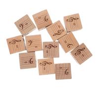 SHINEOFI Jeux De Musique en Bois 12 Pièces, Forme À 8 Côtés, pour Débutants, Musicale, Identification Facile des Notes, Enseignement De Musique Et Apprentissage en Classe