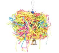 SHINEOFI Jouet Oiseau Volant Papier Jouet Perroquet Suspendu Et Perruche pour Oiseaux Cage