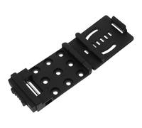 SHINEOFI K-Clip de Ceinture Multifonction Noir Pince Dorsale Réglable Rainure Antidérapante Mini Outil de Chasse et Camping pour Fixation D’Étui sur Ceinture Usage Plein Air Survie et