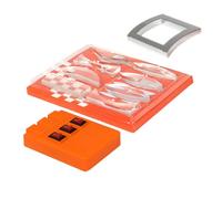 SHINEOFI Kit D’expériences D’optique Physique Ensemble de Prismes, Lentilles Convexes et Réflecteurs en Plastique pour Démonstration Pédagogique en Salle de Classe, Matériel Éducatif