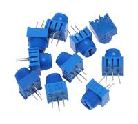 SHINEOFI Kit de 10 Potentiomètres de Réglage 3386p Bouton, Vertical, Haute Précision, Valeurs Multiples pour Projets Électroniques Industriels