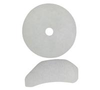 SHINEOFI Kit de Filtres de Remplacement pour Sèche-linge Beige 2pcs en Fibre de Polyester Filtration D'échappement et Prolongation Durée de Vie du Sèche-linge