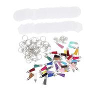 SHINEOFI Kit De Porte-clés à Pompon Et Anneau Pour Fabriquer Soi-même Accessoires De Bricolage Pour Porte-clés Kit De Pompons
