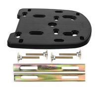 SHINEOFI Kit de Quincaillerie pour Top Case Moto avec Plaque de Montage en Fer Renforcé Visserie Complète et Accessoires de Fixation Universels pour Porte-Bagages Arrière Matériel de