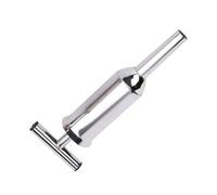 SHINEOFI Kit de Remplissage de Saucisses Grand en Acier Inoxydable 201 Tube de Saucisse Solide Poussoir à Saucisses Cuisine Maison Outil de Farce Facile à Nettoyer et Résistant