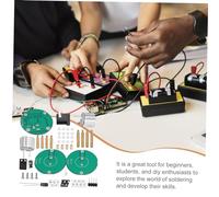 SHINEOFI Kit de Soudure DIY pour Débutants Pratique Électronique Stem Projet Éducatif sans Adaptateur Apprentissage Montage Soudure pour Étudiants et Amateurs