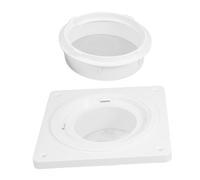 SHINEOFI Kit de Ventilation pour Sèche-linge, Raccord de Conduit en Plastique Blanc, Étanche et Flexible, Installation Facile pour Tuyau D’évacuation Intérieur