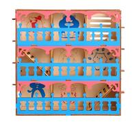 SHINEOFI Labyrinthe en Bois Tunnel D'activité Présent pour Animaux de Compagnie pour Maintenir L'agilité et Favoriser Une Croissance Saine pour Hamster et Petits Animaux