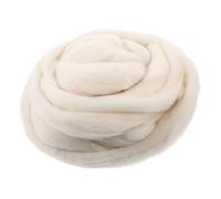 SHINEOFI Laine Mèche Naturelle 200G pour Feutrage DIY Fibre Douce Artisanat Convient aux Débutants Fournitures de Feutrage à L'Aiguille Projets Manuels