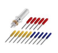 SHINEOFI Lames de Rechange pour Mini Cutter Vinyle Accessoires Robustes et Complet pour Découpe et Gravure Précise Compatibles Traceurs Informatiques