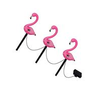 SHINEOFI Lampes Solaires De Paysage Flamingo Éclairage De Chemin Éclairage Extérieur Étanche Décoratif sur Piquet Lampes Solaires Décoratives sur Piquet Lampe sur Piquet Flamingo