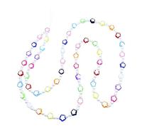 SHINEOFI Lanière à Perles Pour Téléphone Portable Colorée, Accessoire Décoration, Chaîne Longue En Acrylique, Légère, Présent Noël, Unisexe, Multiusages