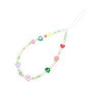 SHINEOFI Lanière de Téléphone Perlée Multifonctionnelle Charm Décoratif pour Smartphone Appareil Photo Clé avec Attache Poignet pour et Famille