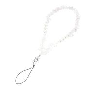 SHINEOFI Lanière de Téléphone Portable Perles Naturelles et Cristal Chaîne Diy Suspendue Perte Accessoire pour Coque Mobile Décoration Unique et Pratique