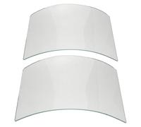 SHINEOFI Lentille de Remplacement en Verre Large Champ de Vision et Protection Intégrale 2 Pièces pour Capot de Sablage pour Environnements Industriels et Peinture