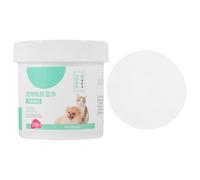SHINEOFI Lingettes Nettoyantes en Coton Blanc Résistantes Déchirures pour Animaux de Compagnie 150pcs pour Nettoyage Simple des Yeux et Pelage des Chiens et Chats