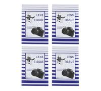 SHINEOFI Lingettes Nettoyantes pour Lunettes et Lentilles 200pcs en Papier Blanc, Grosse Surface de Nettoyage, Portable pour Écran Smartphone et Tablette la Maison L'école