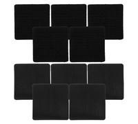 SHINEOFI Lot de 10 Bandes Auto-Agrippantes Adhésif Double Face Haute Résistance Résistantes à L’Eau et Haute Température Patchs Antidérapants pour Tapis de Sol Automobiles Accessoires