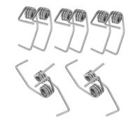 SHINEOFI Lot De 10 Charnières De Porte De Réfrigérateur Accessoires De Réparation Ressorts De Séparation De Réfrigérateur Argent