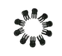 SHINEOFI Lot de 10 Pinces à Orchidées en Plastique Vert et Marron Clips de Fixation pour Tiges de Plantes et Fleurs Grimpantes Support Jardinage Résistant pour Plantes Tomates et