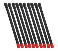 SHINEOFI Lot de 10 Rallonges de Valve de Pneu en Plastique Noir 170 Mm, Tige D'extension pour Pneus de Voiture et Trottinette, Prolongateur de Gonflage Pratique et Robuste