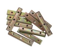 SHINEOFI Lot de 10 Supports de Fixation Métalliques pour Canapé Modulable Quincaillerie de Verrouillage Robuste Clips de Connexion pour Meubles et Cadres de Lit Accessoires D’Assemblage