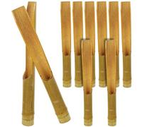 SHINEOFI Lot de 10 Tubes de Carillon Éolien en Bambou Creux, Matériel pour Fabriquer Soi-même Un Carillon Éolien, Accessoires DIY pour Décoration de Jardin et Maison, Son Apaisant