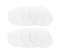 SHINEOFI Lot de 10 Verres de Montre 45 Mm en Verre Transparent pour Laboratoire Chimie, Plat D'évaporation Polyvalent Adapté à L'enseignement Expériences Scientifiques en Labo