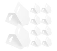 SHINEOFI Lot De 100 Présentoirs Autocollants Pour Bracelets Bijoux Colliers Boucles D'Oreilles Bracelets Blancs