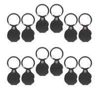 SHINEOFI Lot de 12 Mini Loupes Pliables 10X 50 MM Étui Protecteur Noir Loupe de Poche Pratique pour Bijoux et Montres pour Réparation et Exploration Détaillée
