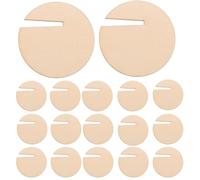 SHINEOFI Lot De 120 Marqueurs En Bois Pour Boissons Étiquettes Rondes Vierges En Bois Pour Mariages Fêtes Bars Restaurants Et Hôtels Faciles Écrire Et