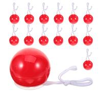 SHINEOFI Lot de 14 Nez de Clown Lumineux Rouges à LED pour Halloween, Noël, Accessoires de Déguisement de Et de Fête