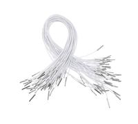 SHINEOFI Lot De 150 Cordons Élastiques Extensibles Avec Extrémités Métalliques Cordons Souples Et Ronds Pour La Fabrication De Masques La Reliure La Suspension De Chapeaux De Fête