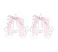 SHINEOFI Lot de 2 Boîtes à Bonbons en Fer Blanches de Citrouille, Boîte à Friandises pour Mariage et Anniversaire, Coffret Présent Décoratif, Rangement Élégant pour Bonbons et Chocolats,