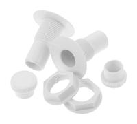 SHINEOFI Lot De 2 Bouchons De Vidange En Plastique Pour Réfrigérateur Bouchons De Vidange En Plastique Blancs
