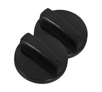 SHINEOFI Lot De 2 Boutons De Commande Pour Barbecue Minuterie De Rechange Pour Friteuse À Air Four Électrique Cuisinière Minuterie Bouton De Commande De Rechange En Plastique Noir