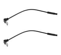 SHINEOFI Lot de 2 Câbles USB pour Caméra Embarquée 5 Broches 20 Cm Câble Adaptateur D’Alimentation pour Dashcam Voiture Compatible Multi-appareils Connectique Stable et Compacte