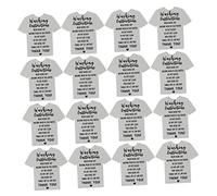 SHINEOFI Lot de 2 Cartes Détiquettes Instructions Dentretien pour Vêtements Chemises Jupes Guide de Lavage pour Fournitures de Magasin Et Cartes de Visite 100 Pièces