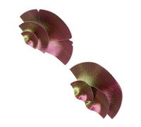 SHINEOFI Lot de 2 Décorations Champignons 3D Imprimés pour Aquarium et Terrarium Ornement Coloré Jaune Bleu et Violet Cachette pour Reptiles et Poissons Accessoire Décoratif