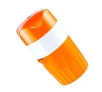 SHINEOFI Lot de 2 Extracteurs de Jus Manuels Multifonctions pour Oranges et Citrons Presse-Fruits Compact en Plastique Orange Filtre Anti-Pulpe Maison Pique-Niques et Voyage