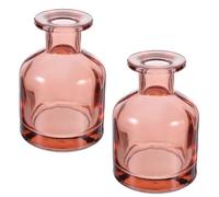 SHINEOFI Lot de 2 FلاCons Diffuseurs en Verre Cylindriques 150 ML sans Bouchon FلاCons Vides pour Bâtonnets de Parfum Accessoires de Parfum Décoratifs Polyvalents pour Maison et Bureau