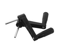 SHINEOFI Lot de 2 Manivelles Noires de Remplacement pour Table Réglable en Hauteur, Manivelles D'établi et Pièces de Table Élévatrice, Poignée Manuelle Ergonomique pour Bureau