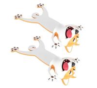 SHINEOFI Lot de 2 Marque-pages 3d Chien Shiba Inu en Trombone, Accessoires de Lecture Mignons pour Garçon et Filles et Enseignants, Marque-page Original pour École et Passionnés de Livres
