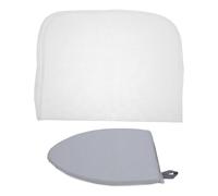 SHINEOFI Lot de 2 Mini Planches à Repasser Portables Protection Thermique Grise Accessoire pour Défroisseur Vapeur Compact et Résistant à la Chaleur pour Voyage et Soin des Vêtements