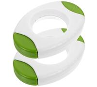 SHINEOFI Lot de 2 Ouvre-Œufs Verts en Plastique Extracteur et Coupe-Coquille pour Œufs Cuits et à la Coque Outil Cuisine Pratique pour Préparer Œufs Durs et Séparateur de Coquilles