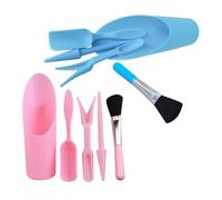 SHINEOFI Lot De 2 Pelles À Terreau pour Jardin Outil De Transplantation pour Plantes Kit pour Jardinage Outils De Transplantation pour Plantes Perforateur De