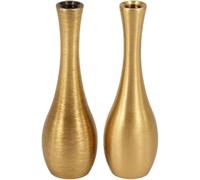 SHINEOFI Lot de 2 Petits Vases Miniatures en Cuivre Pur, Décoration Rétro pour Maison et Bureau, Ornements Vintage pour Fleurs, Accessoire Décoratif Intérieur Élégant et Compact