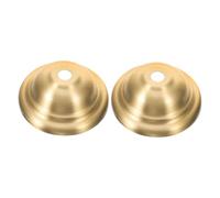 SHINEOFI Lot De 2 Plaques Plafond Laiton Pur Base De Lampe Pour Suspension Cache-Fils Doré Accessoires De Lustre Vintage Fixation Stable Pour Salon Et Salle À Manger
