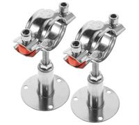 SHINEOFI Lot de 2 Porte-Bouteilles Muraux Réglables pour 1 Bouteille Support Métallique Robuste Compatible Bouteilles de Vin et Soda Rangement Mural Cuisine Bar et Cave à Vin