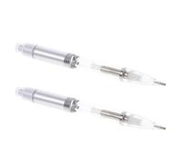 SHINEOFI Lot de 2 Stylos à Strass LED pour Peinture Diamant Lumière Intégrée Stylo Pointillage Précis pour Bricolage Outil Ergonomique pour Éclairage Nocturne et Pose de Diamants